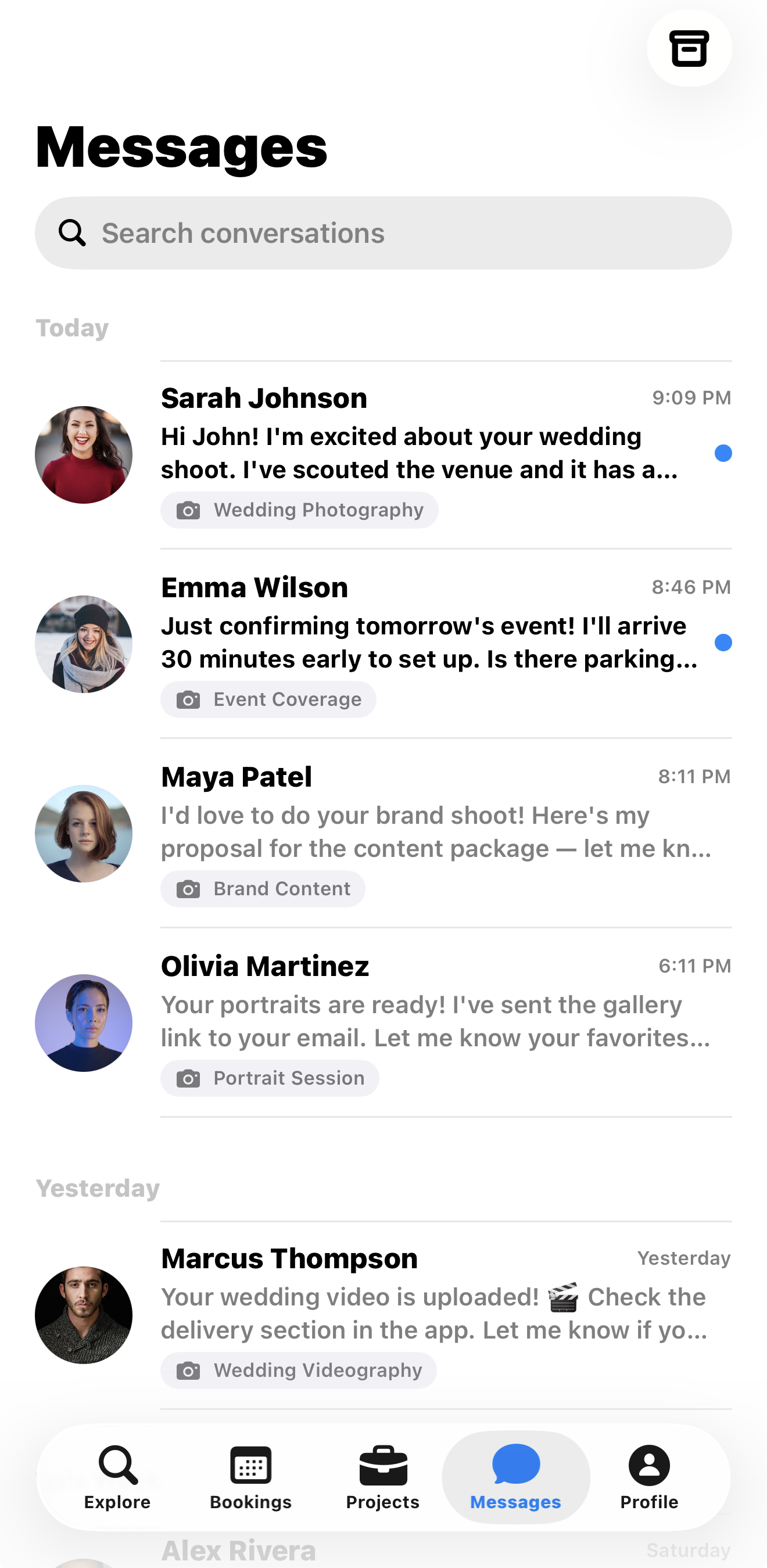 Messages