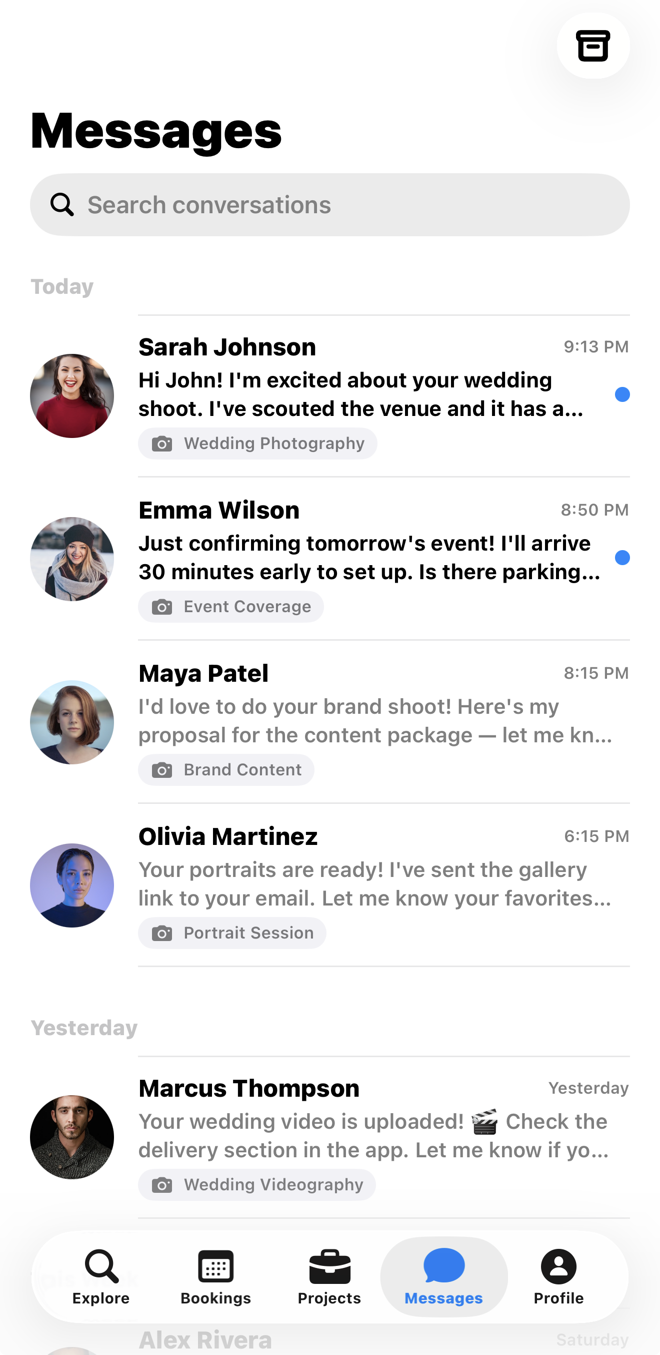 Messages